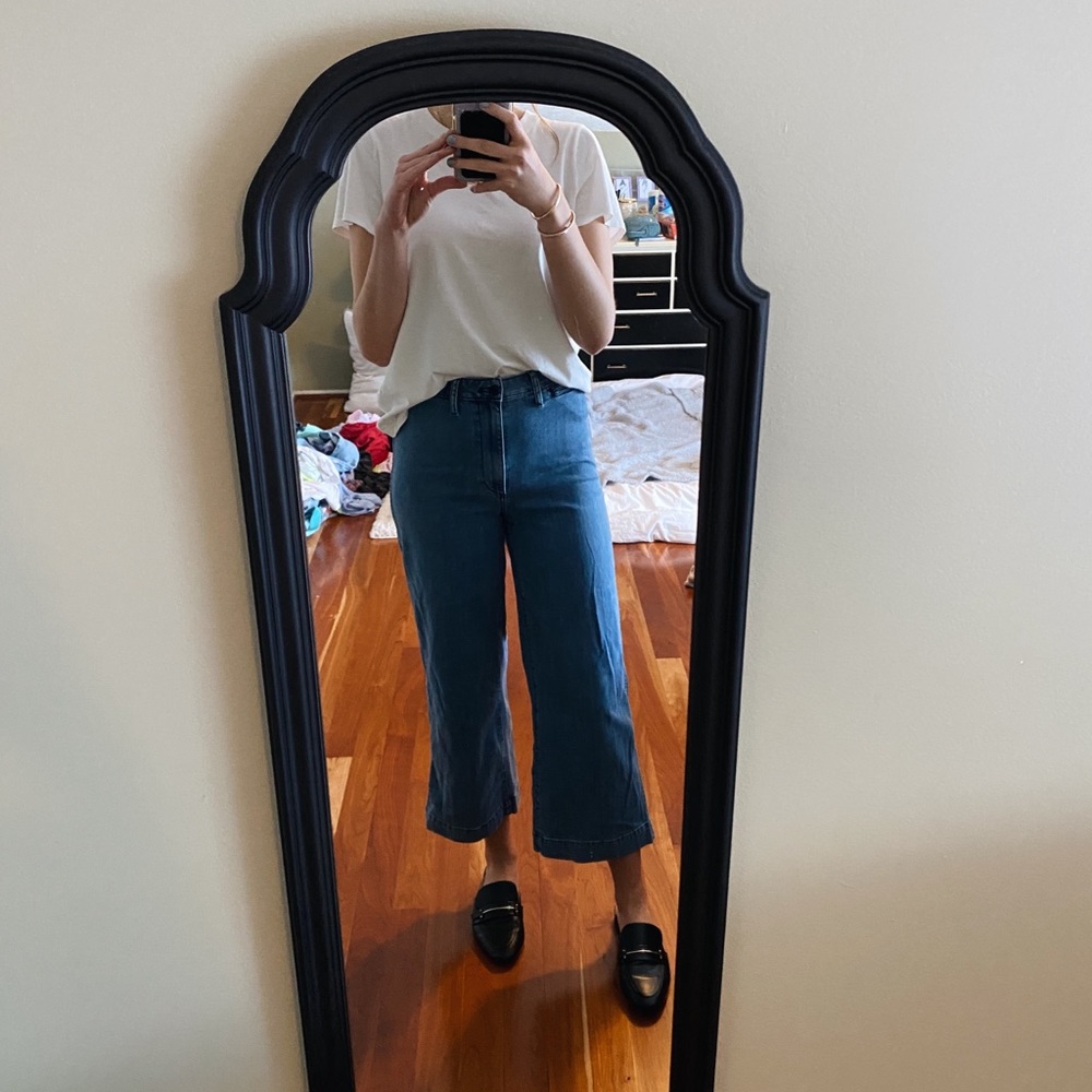 Madewell Tall Emmett Wide-Leg Crop Pants